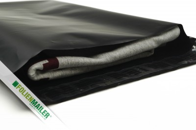Folienmailer Schwarz S : 30 cm x 41 cm