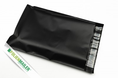 Folienmailer Schwarz S : 30 cm x 41 cm